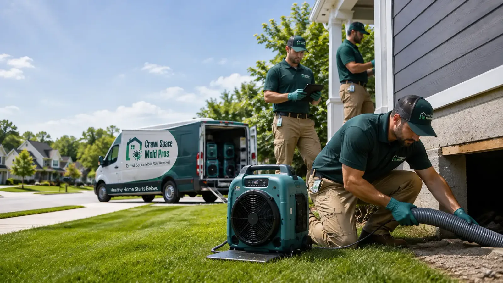 Crawl Space Mold Removal in Ravenna, MI